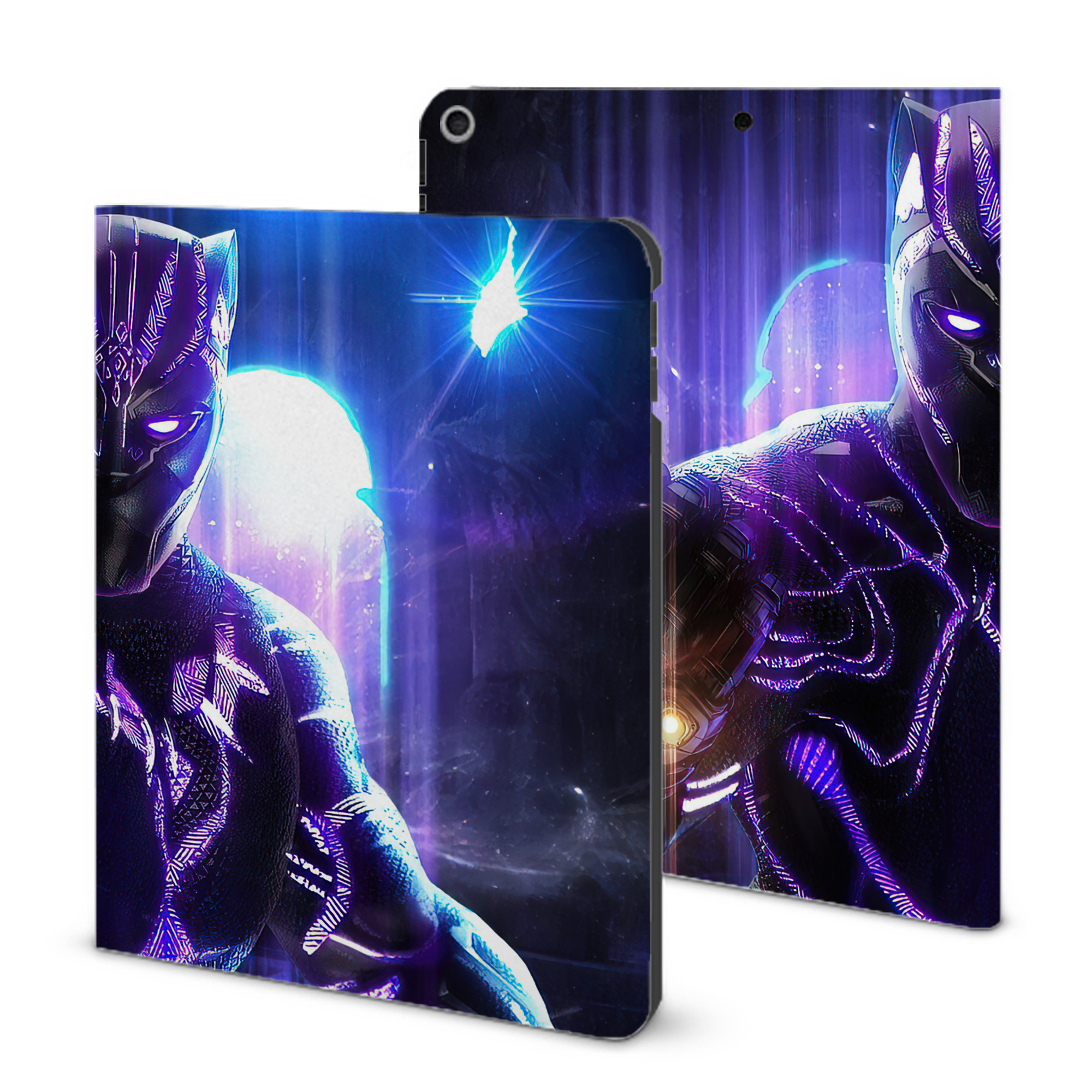 （画像用） アベンジャーズ The Avengers IPad ケース ブック型 PUレザー TPU 耐衝撃 軽量 薄型 ペン収納なし 全面保護 IPad 各モデル対応